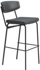 Zuo® Modern Charon Vintage Black Barstool-0