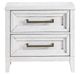 Coaster® Marielle Distressed White Bedside Table Nightstand-1