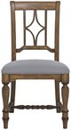 Flexsteel® Plymouth®  Distressed Medium Brown Upholstered Dining Chair-2