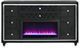 Coaster® Lorient Black LED Flame Box Dresser-3