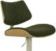 Armen Living Leland 2-Piece Oak/Vintage Green Barstool Set-3