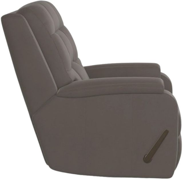 Flexsteel® Arlo Dark Stone Manual Swivel Gliding Recliner-2