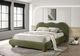 Furniture of America® Finamore Olive Green Queen Panel Bed-2