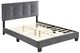 Homelegance® Newberry Dark Gray Full Platform Bed-4
