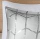 Olliix by Intelligent Design Felicia Raina Grey and Silver King/California King Metallic Printed Comforter Set-2