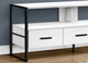 Monarch Specialties Inc. Black/White TV Stand-1
