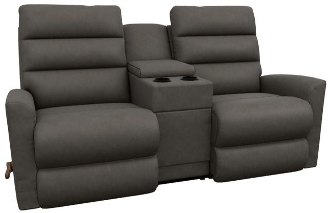 La-Z-Boy® Liam Ash Manual Wall Reclining Loveseat with Console-0