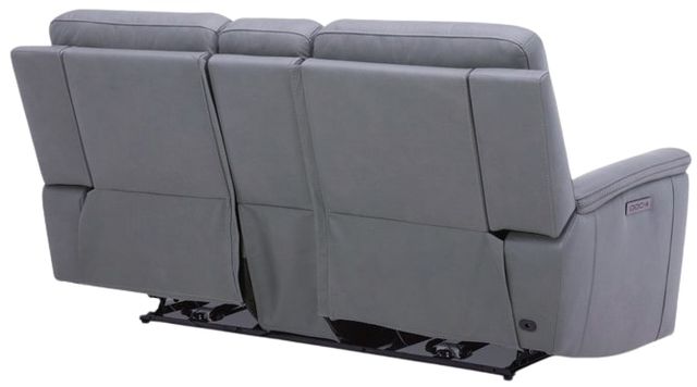 Liberty Furniture Cooper Blue Gray Power Reclining Loveseat with Console-1