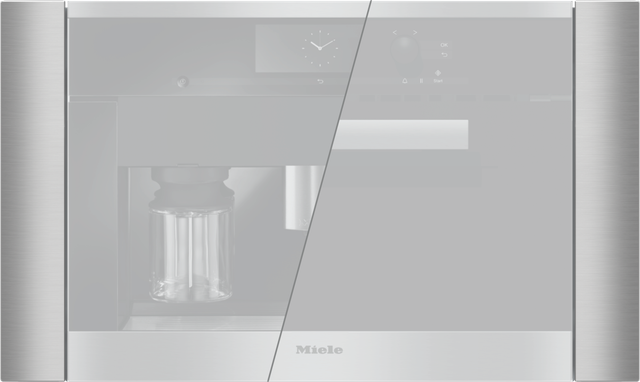 Miele Stainless Steel Coffee Machine/Microwave Trim Kit for 30" Niche-0