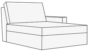 Albany Industries Haven Cocoa Right-Arm Facing Chaise