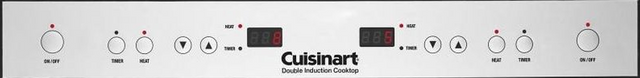 Cuisinart® 24" Black Double Induction Cooktop-2