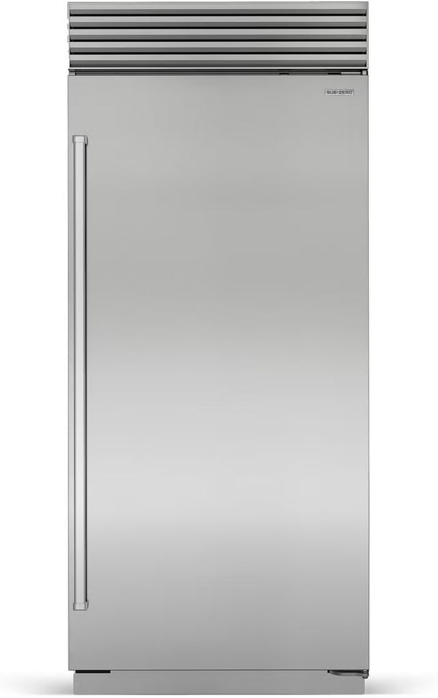 Sub-Zero® Classic Series 36" 22.8 Cu. Ft. Stainless Steel Right Hinge Column Refrigerator-0