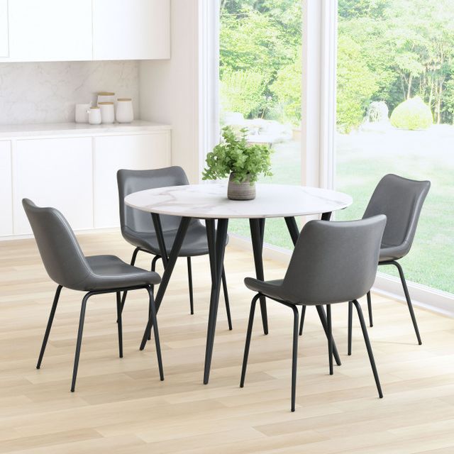 Zuo® Modern Byron Gray Dining Chair-2