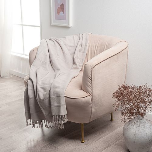 LR Home Beige Throw Blanket-3