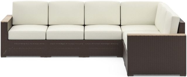 homestyles® Palm Springs Brown Outdoor 6-Seat Sectional-1