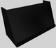 Vent-A-Hood® 54" Wall Mounted Range Hood-Black-1