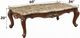 ACME Furniture Shalisa Multi-Tone Brown Marble Top Coffee Table and Walnut Base-2