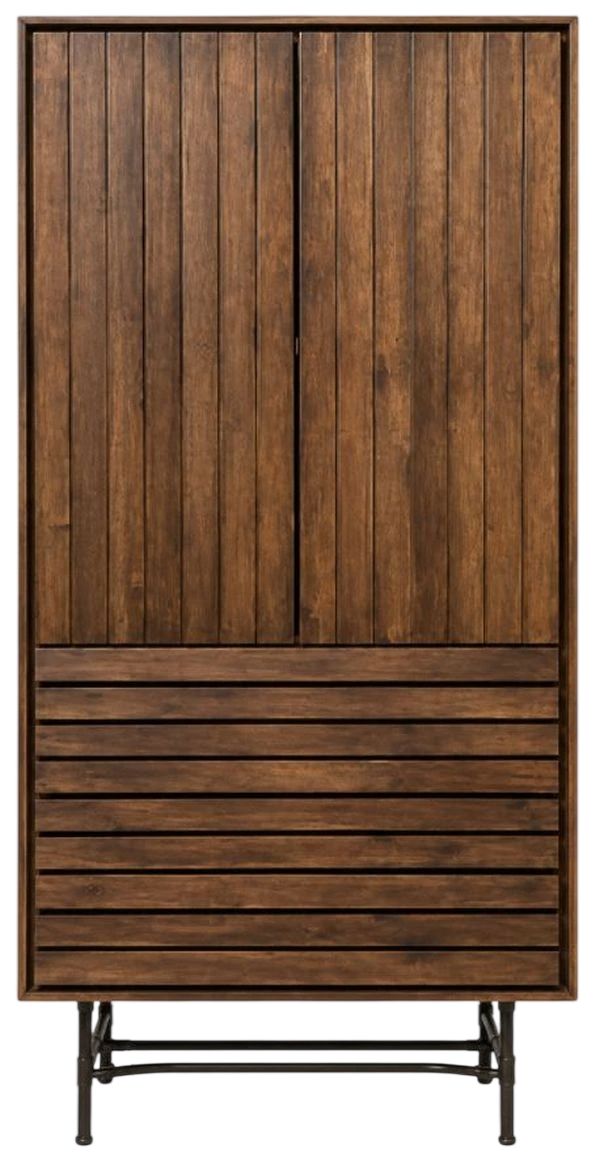 Nest Home Collections Emerson Espresso Wine Cabinet -0