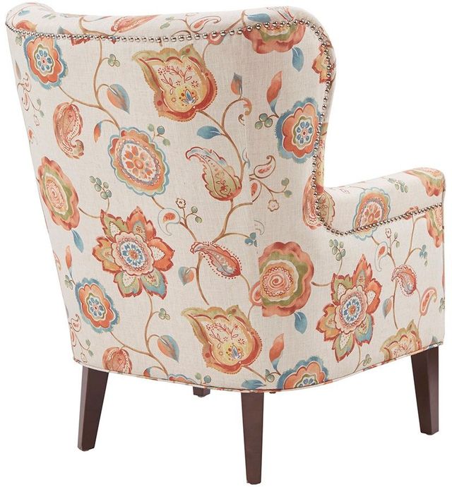 Olliix by Madison Park Cream Colette Accent Wingback Chair-3