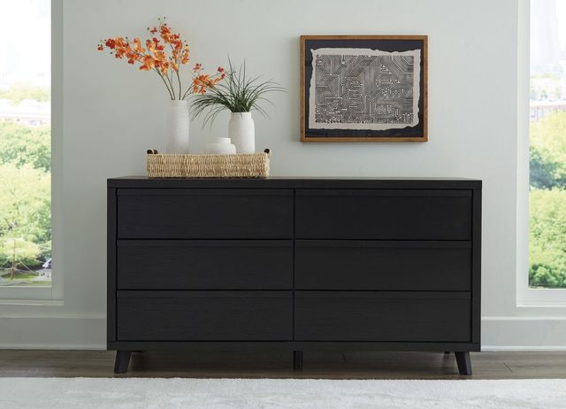 Signature Design by Ashley Danziar Matte Black Dresser | Sav-Mart Signature Design by Ashley Danziar Matte Black Dresser | Sav-Mart