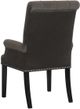Coaster® Alana Brown Upholstered Tufted Side Chair-3