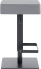 Armen Living Kaylee Grey Swivel Bar Stool-1