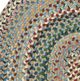 Capel Rugs Bear Creek Misty Blue 20" x 30" Oval Throw Rug-1