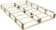American Bedding™ 9" Black King Standard Foundation-1