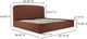 Moe's Home Collection Joan Rust King Storage Bed-2