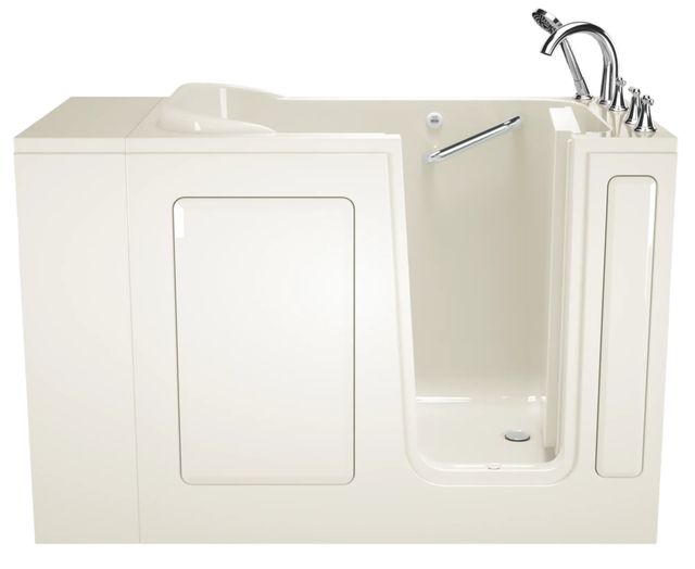 American Standard Gelcoat Value Series Linen 28" x 48" Walk-In Soaking Bathtub - Right Hand Door and Drain-0