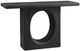 Bassett Mirror Compass Sandblasted Black Console Table-0
