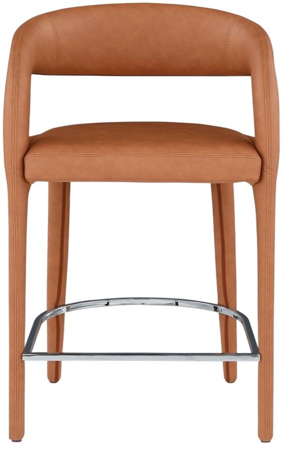 Meridian Furniture Sylvester Cognac Counter Stool-1