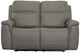 Flexsteel® Sawyer Gray Power Reclining Loveseat with Power Headrest and Lumbar-4