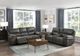 Homelegance® Proctor Gray Power Double Reclining Sofa-4