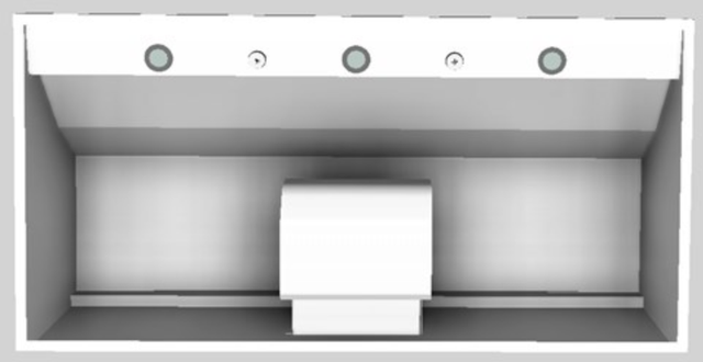 Vent-A-Hood® 48" White Wall Mounted Range Hood-3