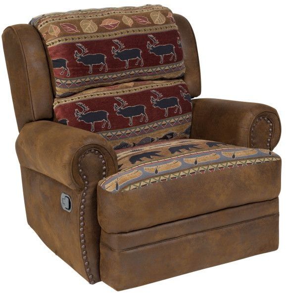 Porter International Designs Hunter Brown Recliner-2