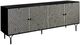 Crestview Collection Atlas Black/Cream Sideboard-0