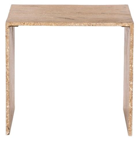Meridian Furniture Canova Travertine End Table-1