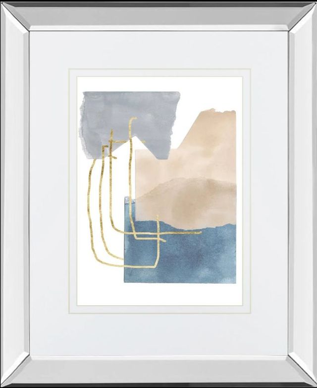 Classy Art Matter Dissolving IV by Melissa Wang Mirror Framed Wall Art-0