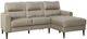Homelegance® Lewes 2-Piece Latte Right-Arm Facing Sectional and Chaise-0