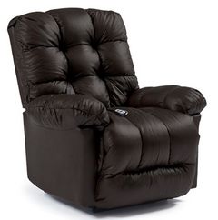 Best® Home Furnishings Customizable Brosmer Leather Power Tilt Headrest Lift Recliner
