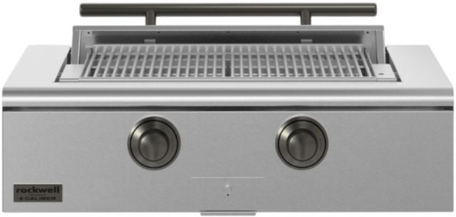 Caliber™ Rockwell 2-Burner Stainless Steel Built-In Natural Gas Grill with Pewter Hardware-0