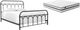 Signature Design by Ashley® Nashburg 2-Piece Black/White Queen Metal Bed Set-0