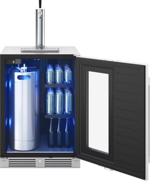 Zephyr Presrv™ 24" Stainless Steel Kegerator & Beverage Cooler-4