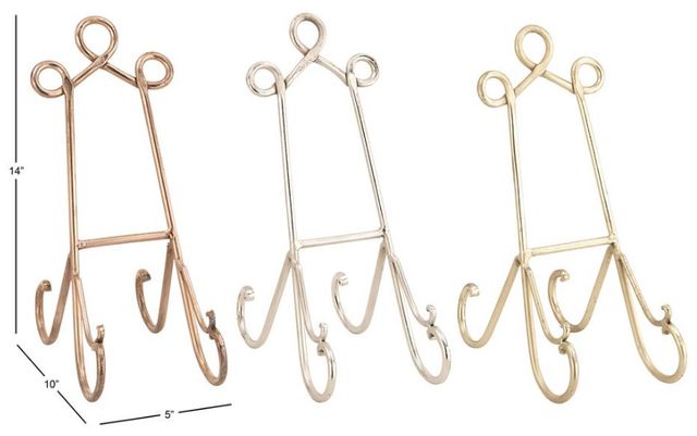 Deco Marche 3-Piece Scroll Display Easel Set-2