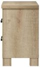 Coaster® Oakglen Weathered Oak Nightstand Bedside Table-2