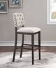 American Woodcrafters Evelyn Walnut/White 30" Barstool-1
