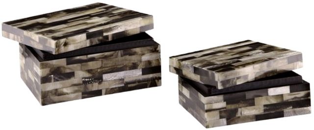 Signature Design by Ashley® Ellford 2-Piece Black/Brown/Cream Box Set-1