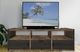 Titus Furniture Caramel/Chocolate TV Stand-1