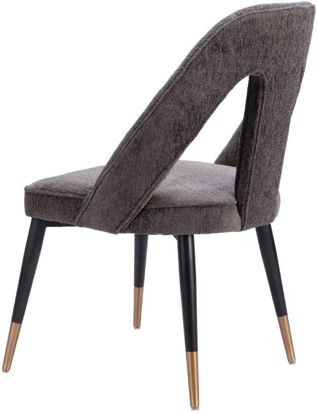 Zuo® Modern Artus Black/Gold/Gray Dining Side Chair-3